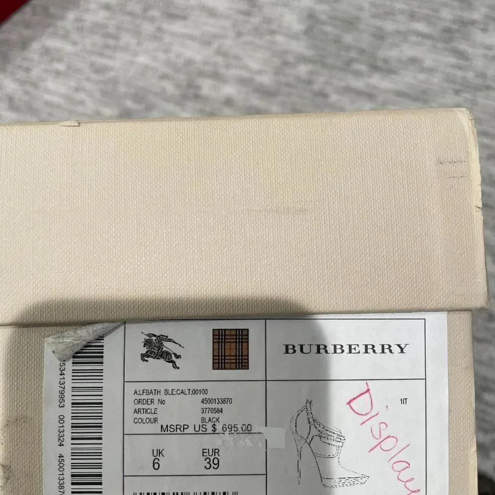Burberry platform boots